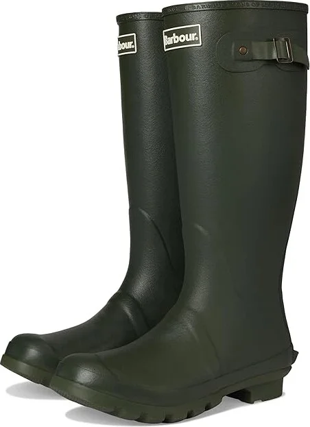 Barbour Barbour Mens Bede Tall Welly Men's Boots Olive : 8 M, Synthetic