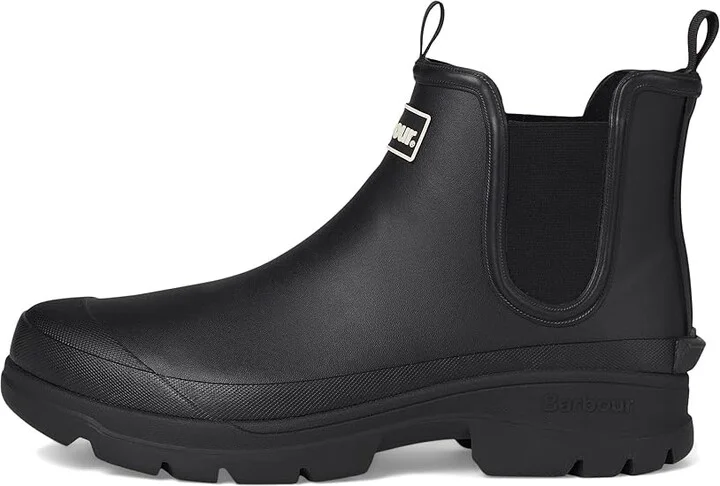 Barbour Barbour Nimbus Chelsea Welly Men's Boots Black : 10 M, Leather/Rubber - Image 6