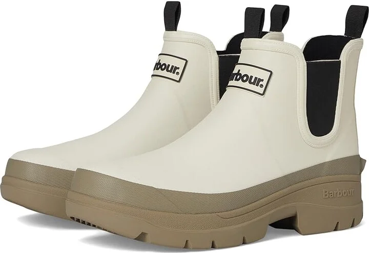Barbour Barbour Nimbus Chelsea Welly Women's Boots Salt/Dusky Green : 6 M, Rubber
