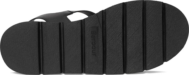 Barbour Barbour Otterburn Fisherman Sandals Women's Sandals Black : 5 M, Leather - Image 3