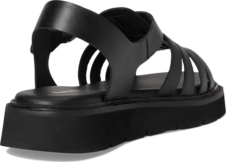 Barbour Barbour Otterburn Fisherman Sandals Women's Sandals Black : 5 M, Leather - Image 4
