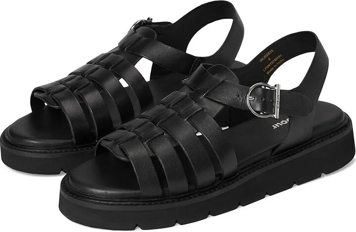 Barbour Barbour Otterburn Fisherman Sandals Women's Sandals Black : 5 M, Leather