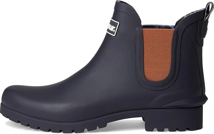 Barbour Barbour Wilton Chelsea Welly Women's Boots Navy/Bran : 6 M, Rubber - Image 6