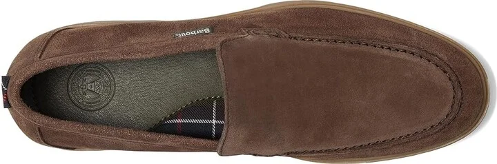 Barbour Carty Loafer Men's Shoes Choco Suede : 9 M - Image 2