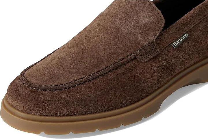 Barbour Carty Loafer Men's Shoes Choco Suede : 9 M - Image 7