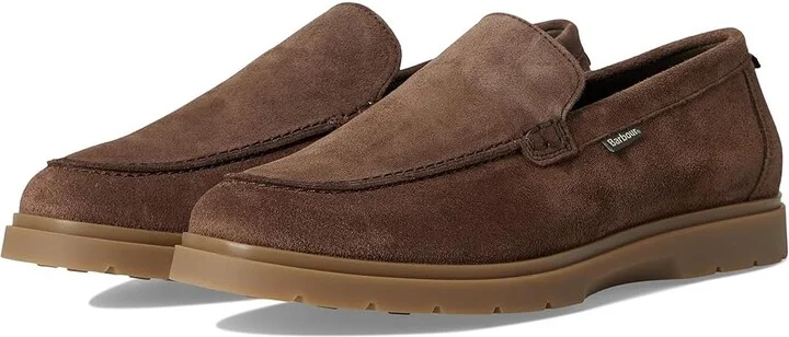 Barbour Carty Loafer Men's Shoes Choco Suede : 9 M