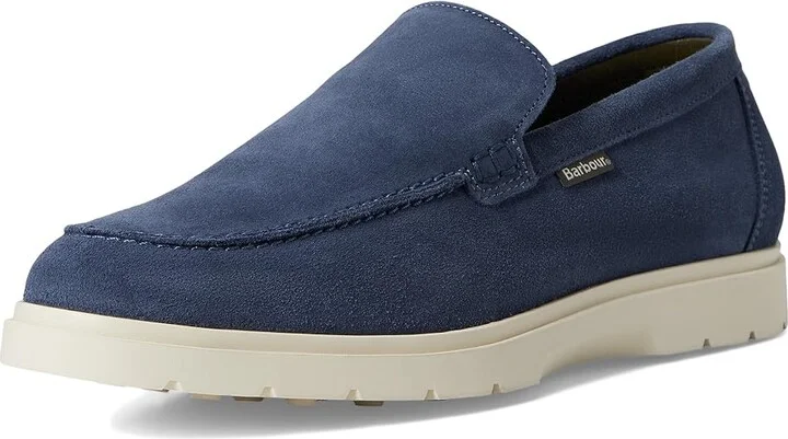 Barbour Carty Loafer Men's Shoes Shark Blue Suede : 11 M - Image 5