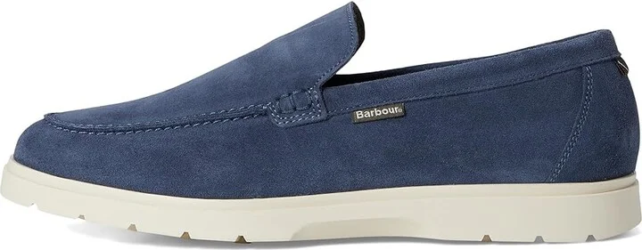 Barbour Carty Loafer Men's Shoes Shark Blue Suede : 11 M - Image 6