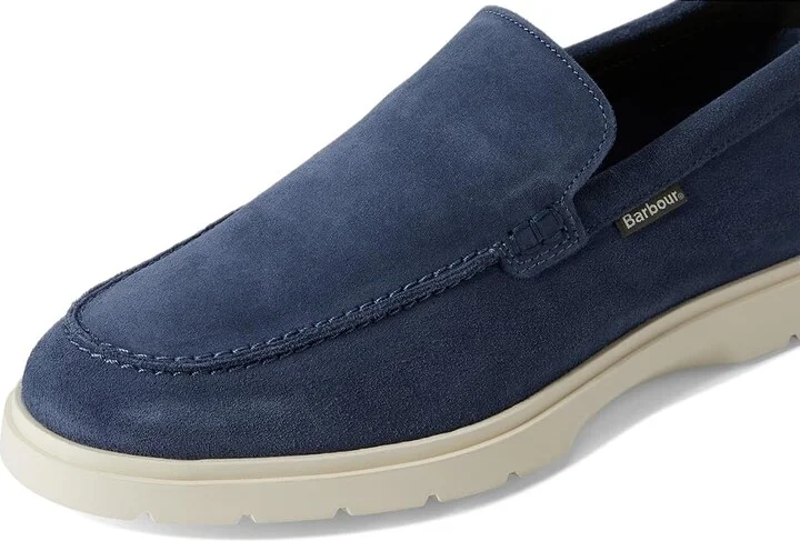 Barbour Carty Loafer Men's Shoes Shark Blue Suede : 11 M - Image 7