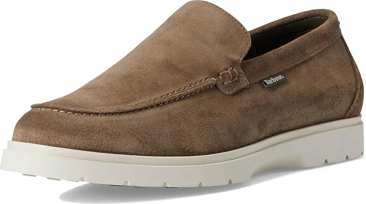 Barbour Carty Loafer Men's Shoes Taupe Suede : 12 M - Image 5
