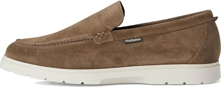 Barbour Carty Loafer Men's Shoes Taupe Suede : 12 M - Image 6