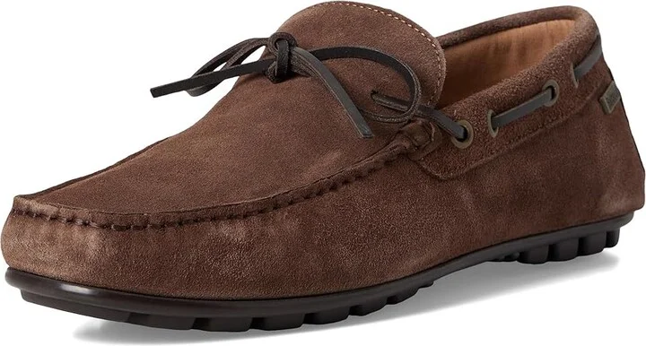 Barbour Courage Driving Shoes Men's Shoes Choco Suede : 12 M, Leather - Image 5