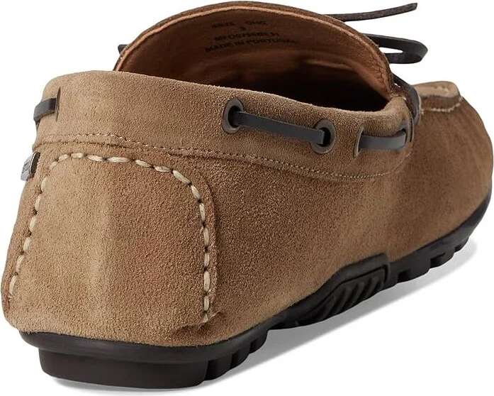 Barbour Courage Driving Shoes Men's Shoes Taupe Suede : 12 M, Leather - Image 4