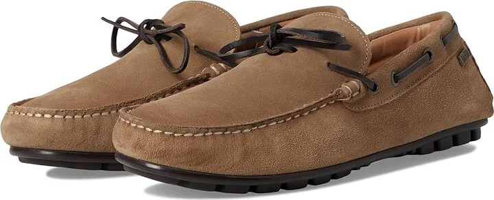 Barbour Courage Driving Shoes Men's Shoes Taupe Suede : 12 M, Leather
