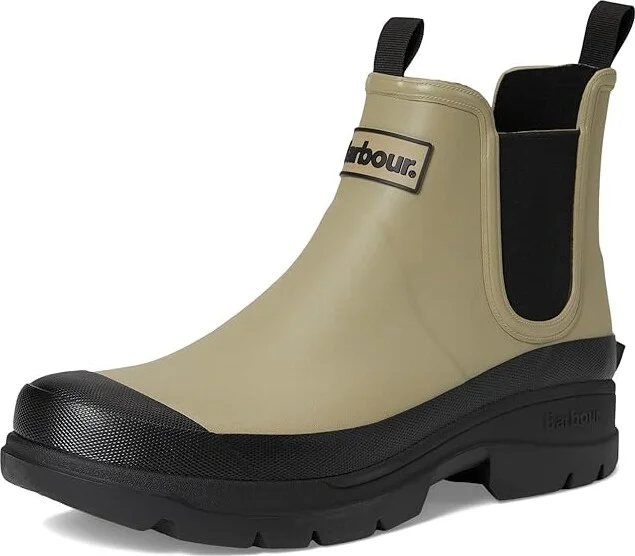 Barbour Nimbus Chelsea Welly Men's Rain Boots Washed Stone : 11 M, Rubber - Image 5