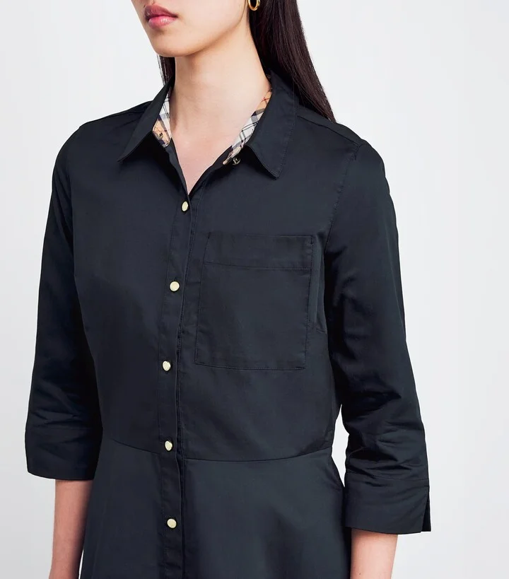 Barbour Waxed Saffron Midi Dress - Image 6