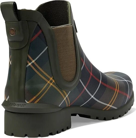 Barbour Wilton Chelsea Welly Women's Boots Classic Tartan : 6 M, Rubber - Image 4