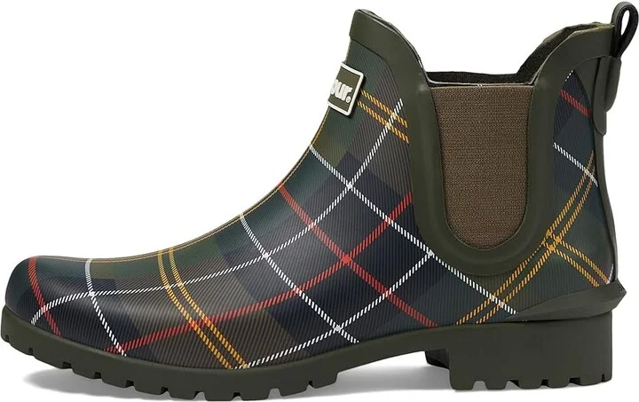 Barbour Wilton Chelsea Welly Women's Boots Classic Tartan : 6 M, Rubber - Image 5