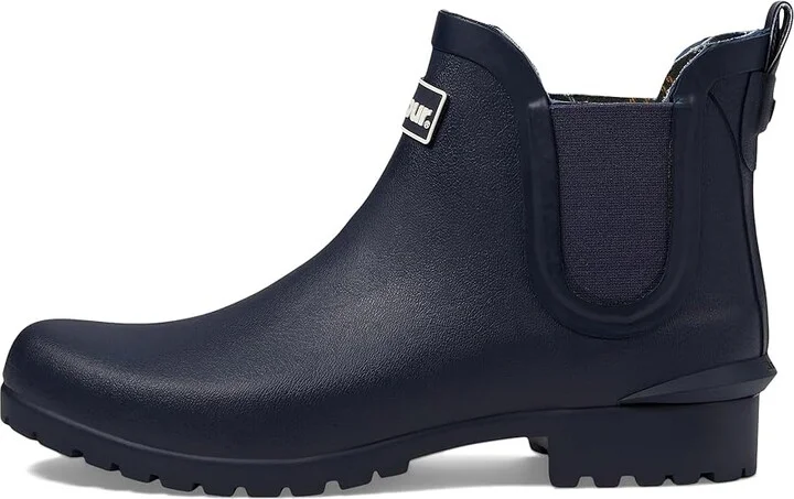 Barbour Wilton Chelsea Welly Women's Boots Navy : 5 M, Rubber - Image 5