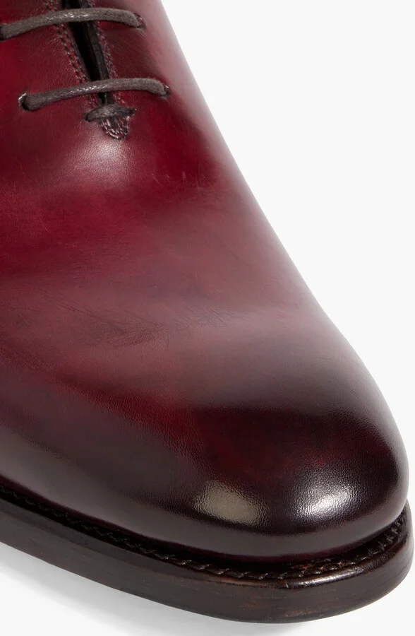 Barclay burnished leather Oxford shoes - Image 4