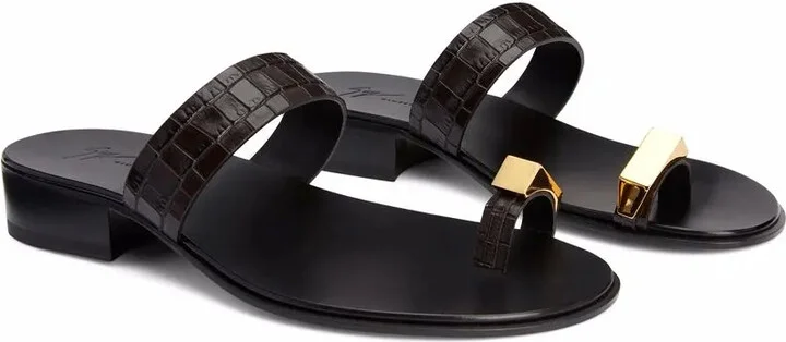 Bardack crocodile-effect loafers - Image 2