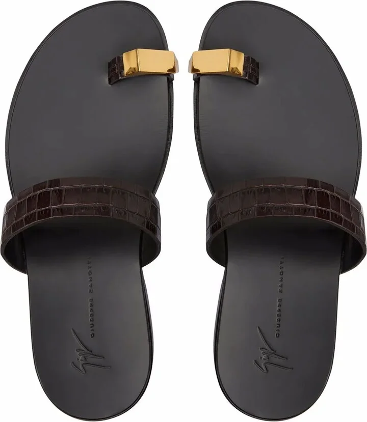 Bardack crocodile-effect loafers - Image 4