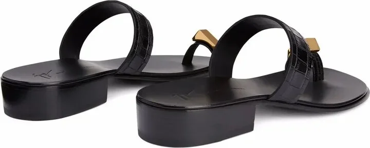 Bardack crocodile-effect sandals - Image 3