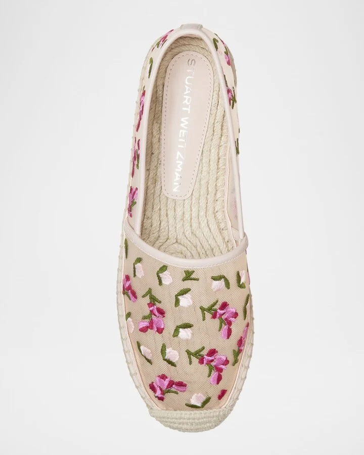 Bareitall Cotton Espadrille Loafers - Image 7
