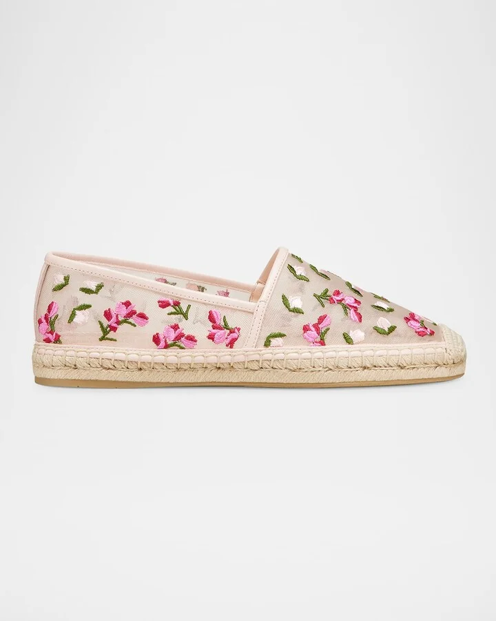 Bareitall Cotton Espadrille Loafers
