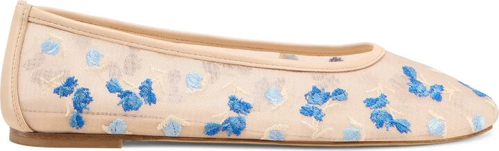 Bareitall Flower Embroidered Ballet Flat - Image 6