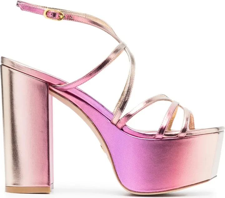 Barelythere 145mm platform sandals