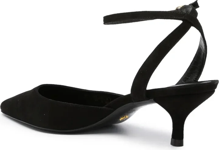 Barelythere 50mm suede pumps - Image 3