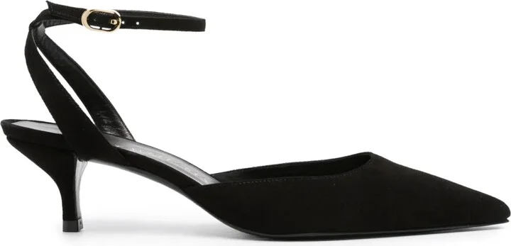 Barelythere 50mm suede pumps