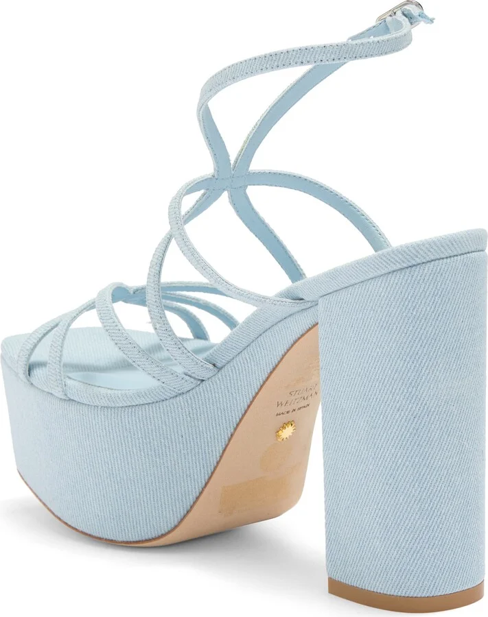 Barelythere Square High Platform Sandal - Image 2