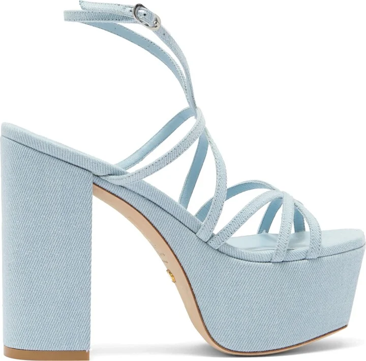 Barelythere Square High Platform Sandal - Image 3