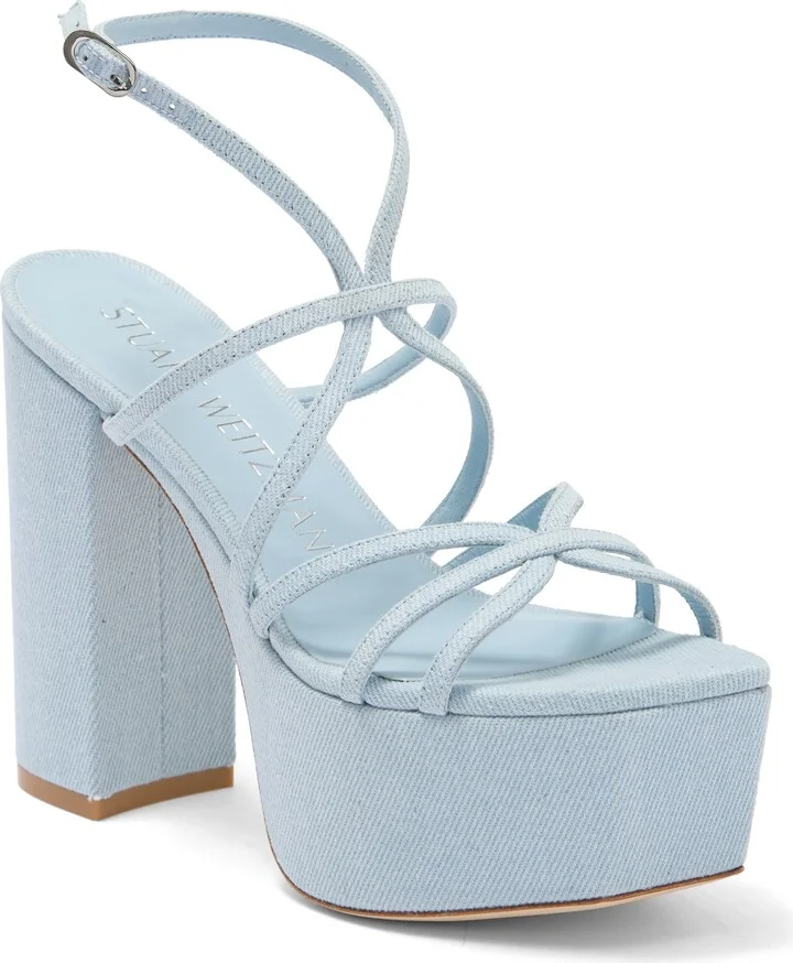 Barelythere Square High Platform Sandal