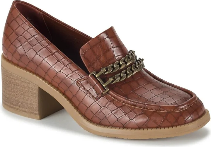 Brown Croc Print