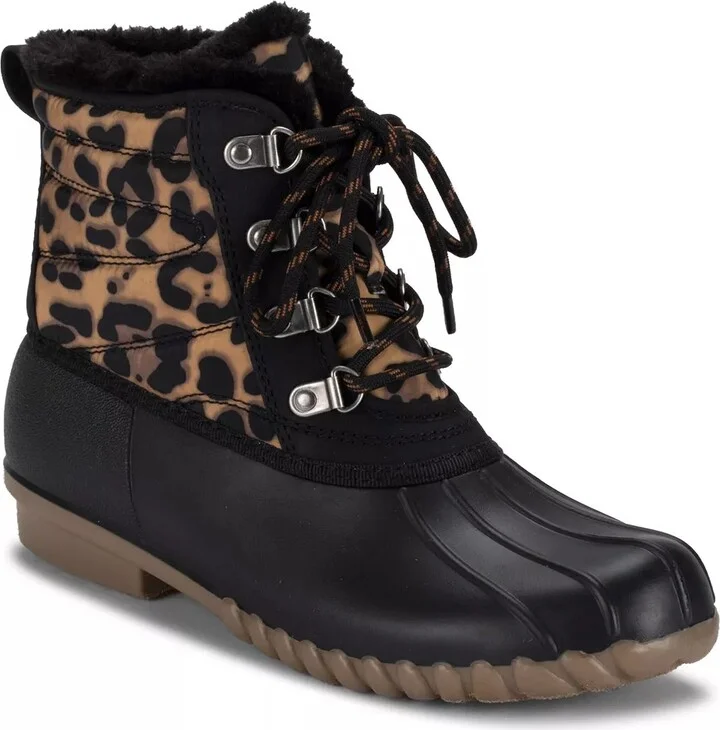 Brown & Black Leopard Print