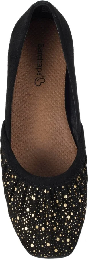Baretraps Women's Charlie Flats - Black, Old Gold - Image 4