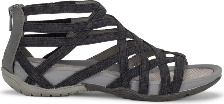 Baretraps Women's Samina Wedge Sandals - Black, Gray - Image 2