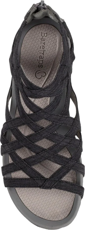 Baretraps Women's Samina Wedge Sandals - Black, Gray - Image 5