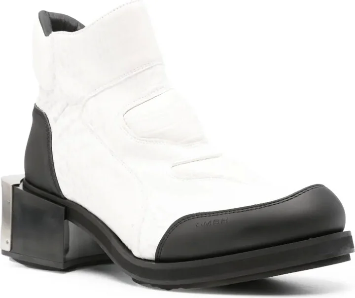 Baris 70mm embossed boots - Image 2