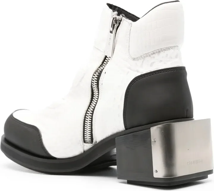 Baris 70mm embossed boots - Image 3