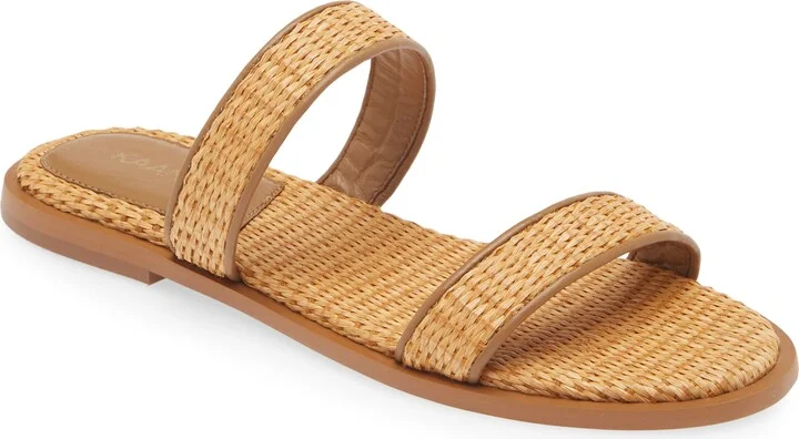 Barita Basketweave Slide Sandal