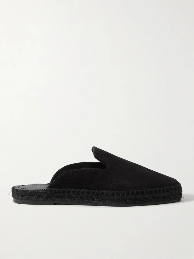 Barnes Suede Backless Espadrilles