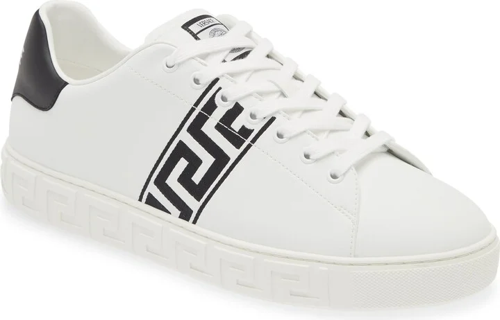 Barocco Greca Jacquard Low Top Sneaker