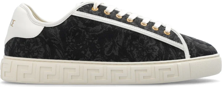 ‘Barocco Greca’ Sneakers, , - Black