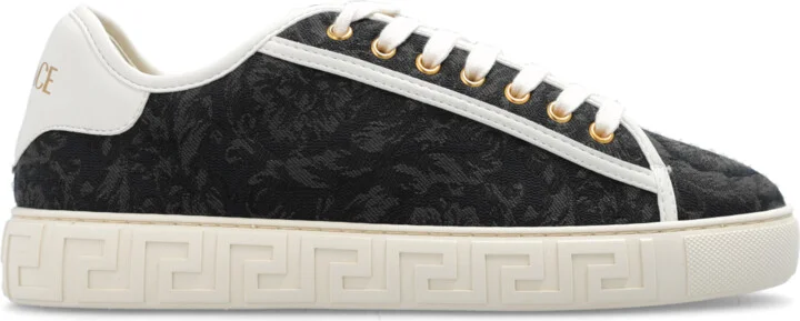‘Barocco Greca’ Sneakers, , - Black