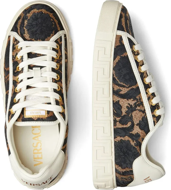 Barocco Jacquard Greca sneakers - Image 3