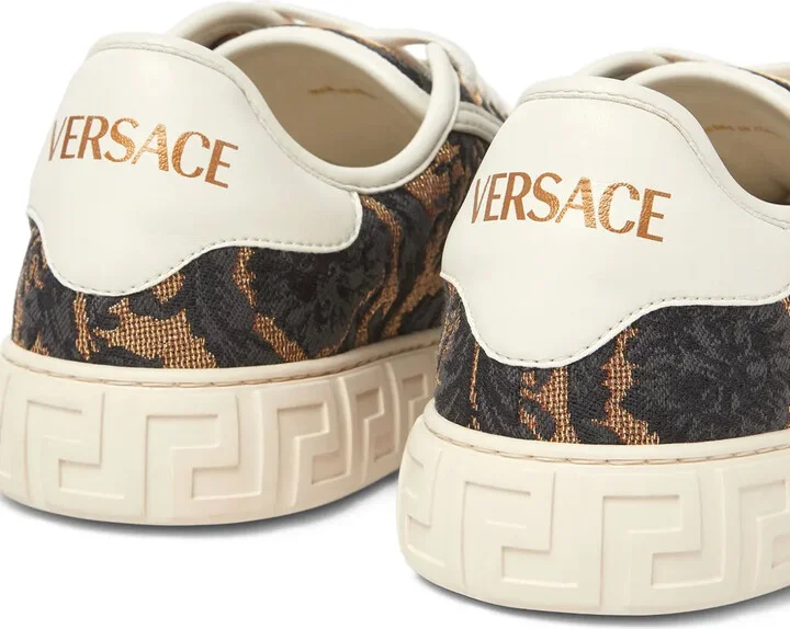 Barocco Jacquard Greca sneakers - Image 4